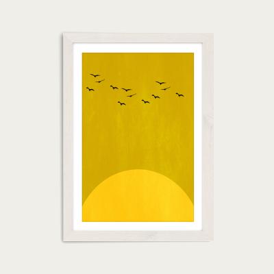 Bombinate.com Sundance Art Print White Frame