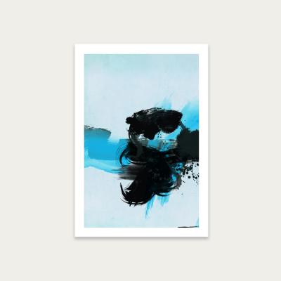 Bombinate.com Schreiber Blue No.2 Art Print Unframed