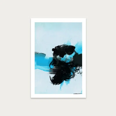 Bombinate.com Schreiber Blue No.2 Art Print Unframed