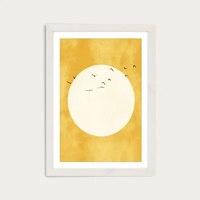Bombinate.com Rising To The Sun Art Print White Frame