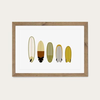 Bombinate.com Earth Quiver Art Print Oak Frame