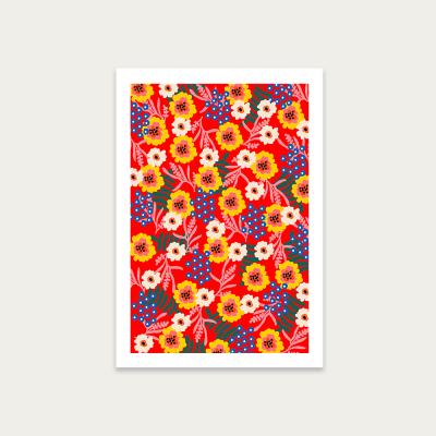 Bombinate.com Many Flowers Art Print Unframed