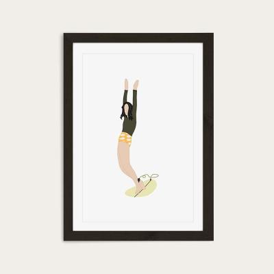 Bombinate.com Feeling Fine Art Print Black Frame