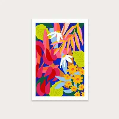 Bombinate.com Heal Your Soul Floral Art Print Unframed
