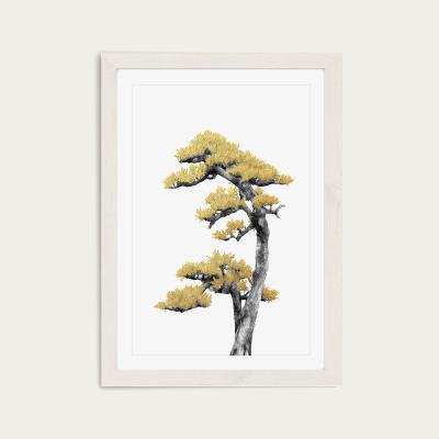 Bombinate.com Bonsai Tree 4 Art Print White Frame