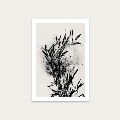 Bombinate.com Black Orchidee Art Print Unframed
