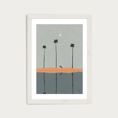 Bombinate.com Skyscrapers Art Print White Frame