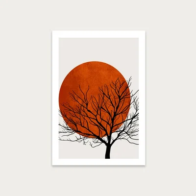 Bombinate.com Warm Winter Art Print Unframed