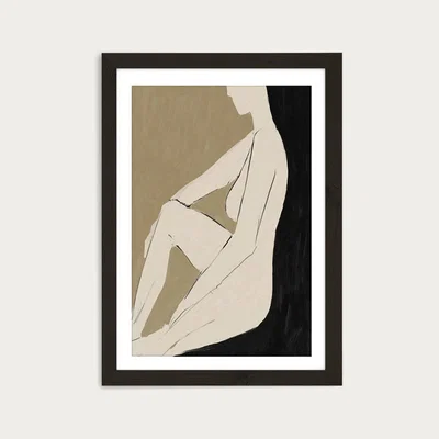 Bombinate.com Chill Art Print Black Frame