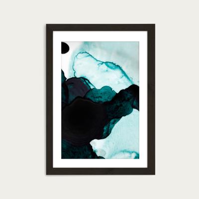 Bombinate.com Abstract Forest 2 Art Print Black Frame