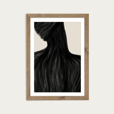 Bombinate.com Heavy Chest Art Print Oak Frame