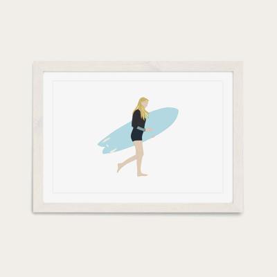 Bombinate.com Anna Art Print White Frame