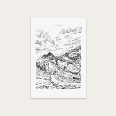 Bombinate.com Unframed Col Du Glandon Art Print