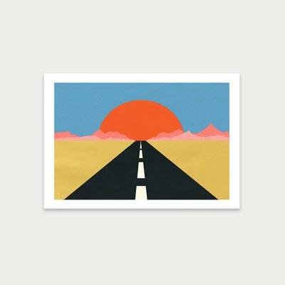 Bombinate.com Road to The Sun Art Print Unframed