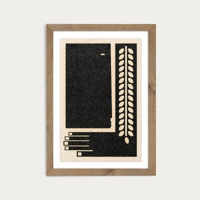 Bombinate.com Parts of Me Art Print Oak Frame