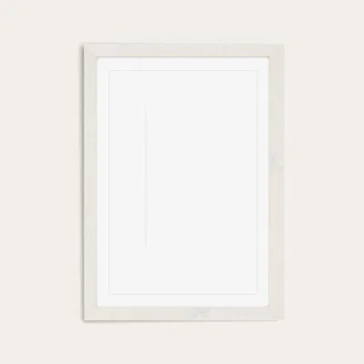 Bombinate.com White Frame Waves Art Print