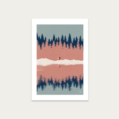 Bombinate.com No Palmtrees Art Print Unframed