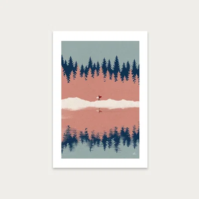 Bombinate.com No Palmtrees Art Print Unframed