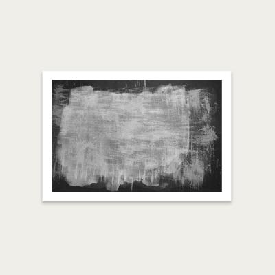 Bombinate.com Minimal Abstract Black and White 07 Art Print Unframed