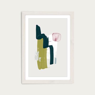 Bombinate.com Meditation Art Print White Frame