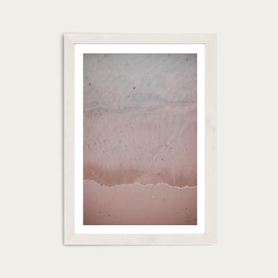 Bombinate.com Beach Patterns Art Print White Frame