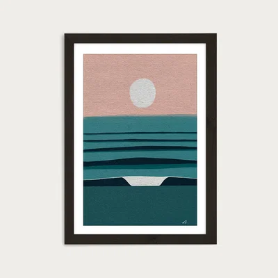 Bombinate.com Soft Autumn Light Art Print Black Frame