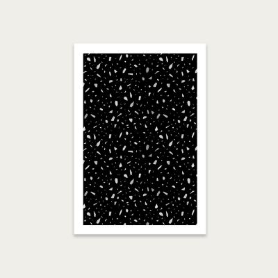 Bombinate.com Dark Chunky Art Print Unframed