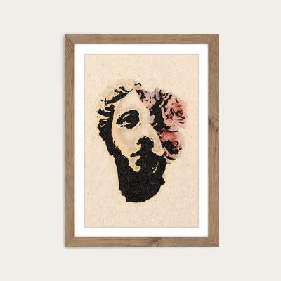 Bombinate.com New Beginnings Art Print Oak Frame