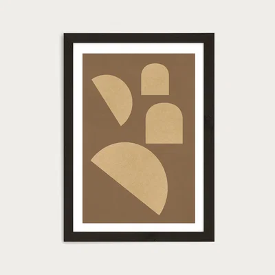 Bombinate.com Dada Art Print Black Frame