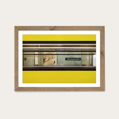 Bombinate.com Liebesbeweis Art Print Oak Frame