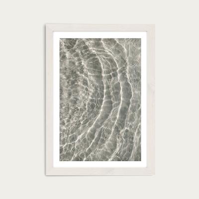 Bombinate.com At a Sunny Beach Art Print White Frame