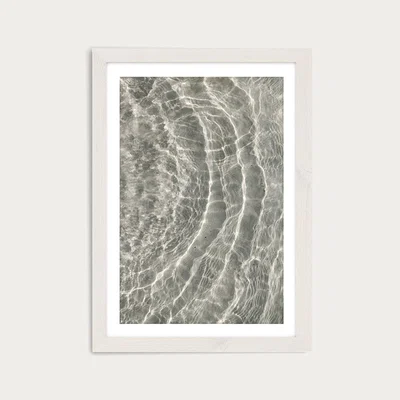 Bombinate.com At a Sunny Beach Art Print White Frame