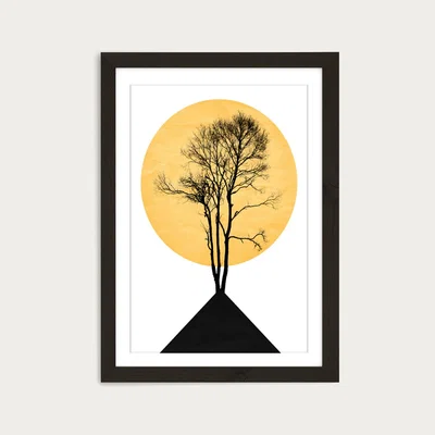 Bombinate.com Japanese Zen Art Print Black Frame