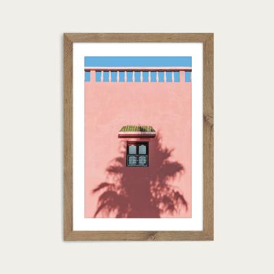 Bombinate.com Sunblocker Art Print Oak Frame