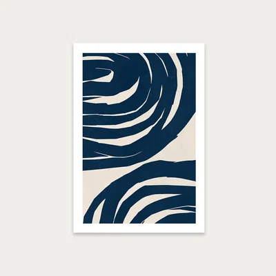 Bombinate.com Swirls No 02 Art Print Unframed