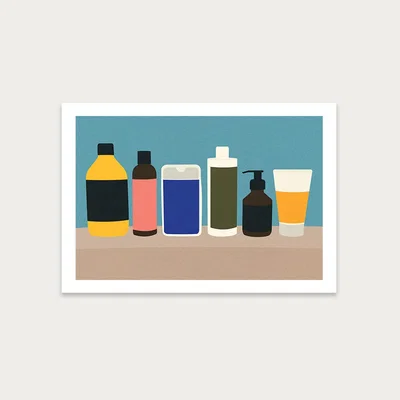 Bombinate.com Plastic Bottles Art Print Unframed