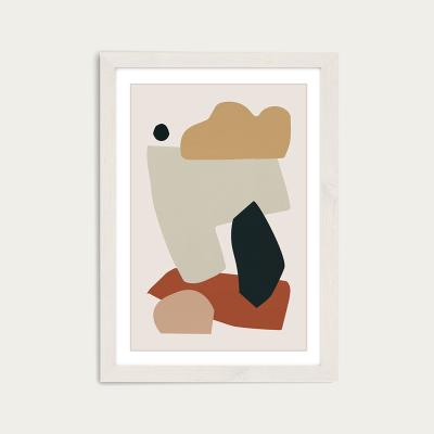 Bombinate.com Collage Earth I Art Print White Frame