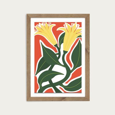 Bombinate.com Never Let Me Go Art Print Oak Frame