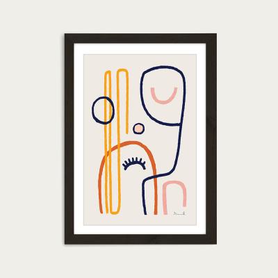 Bombinate.com Feel Good II Art Print Black Frame