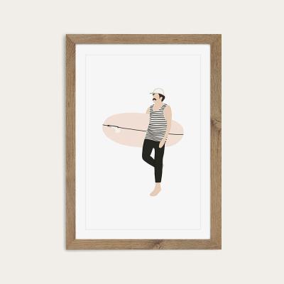 Bombinate.com Rado Art Print Oak Frame