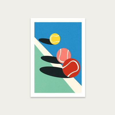 Bombinate.com 3 Tennis Balls Art Print Unframed