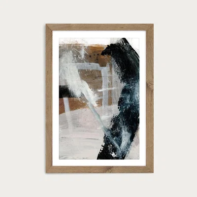 Bombinate.com Inviting Art Print Oak Frame