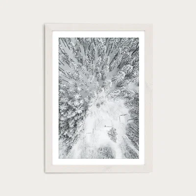 Bombinate.com Calm Winter Art Print White Frame