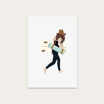 Bombinate.com Yoga Art Print Unframed