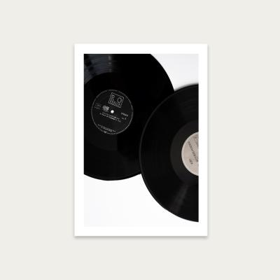 Bombinate.com The Simple Beauty Of Records and Music Art Print Unframed