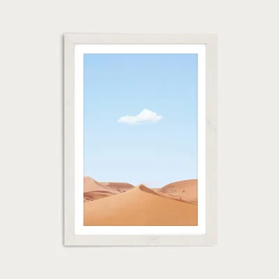 Bombinate.com The Dune Art Print White Frame