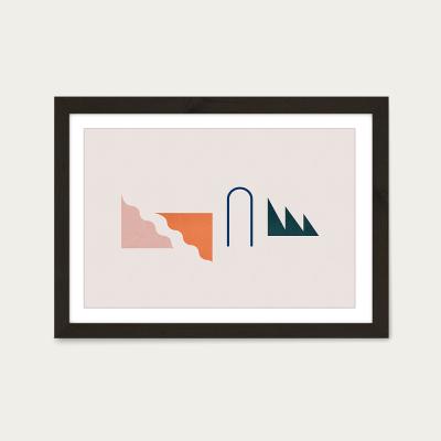 Bombinate.com Even Art Print Black Frame