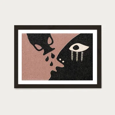 Bombinate.com Stay Hydrated Art Print Black Frame