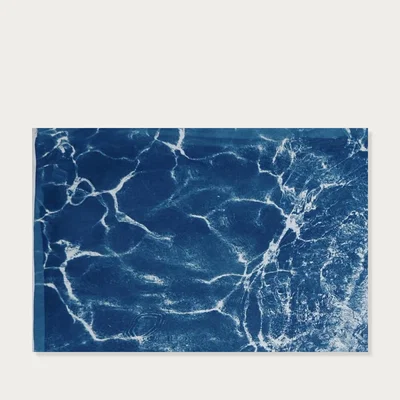 Bombinate.com Caribbean Sandy Shore Handmade Cyanotype Art Print