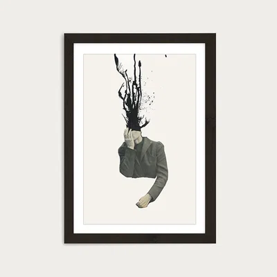 Bombinate.com Overwhelming Art Print Black Frame